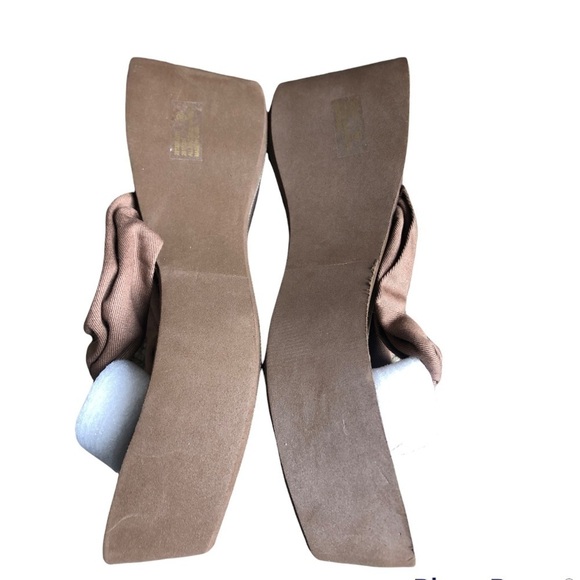 Colin Stuart platform flip flops size 10 - Picture 5 of 9